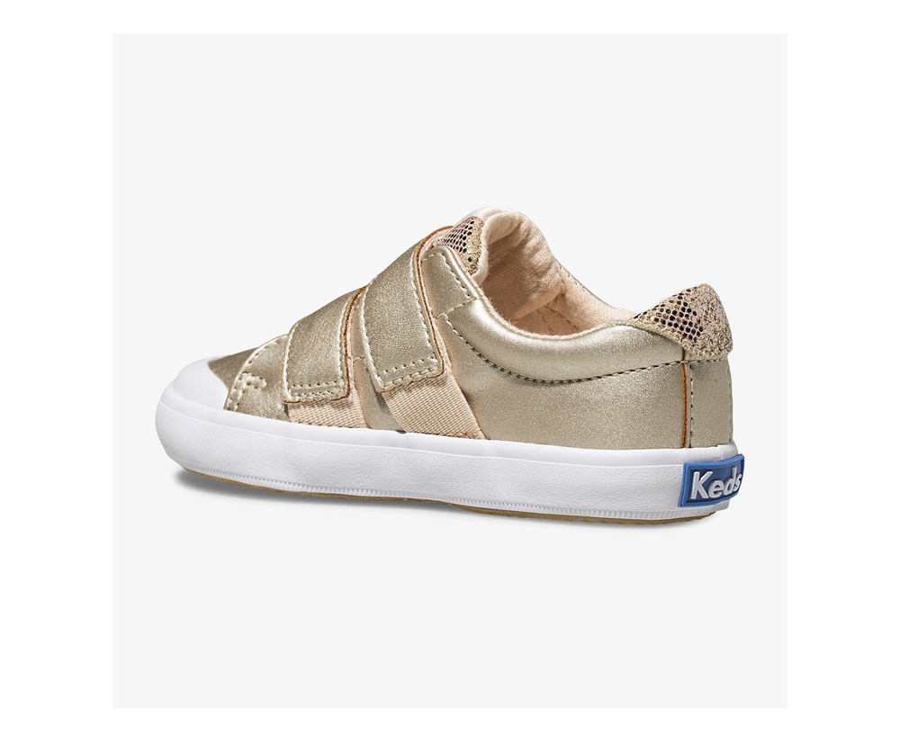 Slip Ons Keds Niña Rosas Dorados - Courtney - 4038-DMNXP